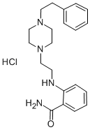 Benzamide, 2-((2-(4-(2-phenylethyl)-1-piperazinyl)ethyl)amino)-, monoh ydrochloride CAS#: 65883-74-1