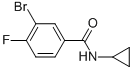 Benzamide, 3-bromo-N-cyclopropyl-4-fluoro- (9CI) CAS#: 639858-63-2