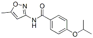 Benzamide, 4-(1-methylethoxy)-N-(5-methyl-3-isoxazolyl)- (9CI) CAS#: 681236-43-1