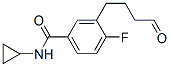 Benzamide, N-cyclopropyl-4-fluoro-3-(4-oxobutyl)- (9CI) CAS#: 639858-65-4