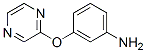 Benzenamine, 3-(pyrazinyloxy)- (9CI) CAS#: 633300-16-0