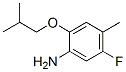 Benzenamine, 5-fluoro-4-methyl-2-(2-methylpropoxy)- (9CI) CAS#: 640768-02-1