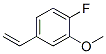 Benzene, 4-ethenyl-1-fluoro-2-methoxy- (9CI) CAS#: 633335-94-1