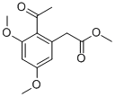 Benzeneacetic acid, 2-acetyl-3,5-dimethoxy-, methyl ester CAS#: 6512-33-0