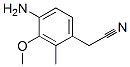 Benzeneacetonitrile, 4-amino-3-methoxy-2-methyl- (9CI) CAS#: 620604-58-2
