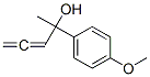 Benzenemethanol, 4-methoxy-alpha-methyl-alpha-1,2-propadienyl- (9CI) CAS#: 676316-57-7