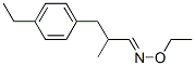 Benzenepropanal, 4-ethyl-alpha-methyl-, O-ethyloxime (9CI) CAS#: 664986-48-5