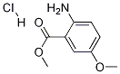 Benzoic acid, 2-aMino-5-Methoxy-, Methyl ester, hydrochloride CAS#: 68700-99-2
