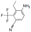 Benzonitrile, 4-amino-3-ethyl-2-(trifluoromethyl)- (9CI) CAS#: 697228-50-5