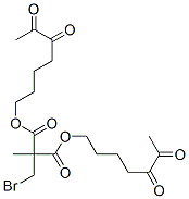 Bromomethyl(methyl)malonic acid bis(5,6-dioxoheptyl) ester CAS#: 60004-37-7