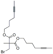 Bromomethyl(methyl)malonic acid di(5-heptynyl) ester CAS#: 60004-36-6
