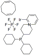 (CYCLOOCTA-1,5-DIENE) (PYRIDYL) (TRICYCLOHEXYLPHOSPHINE) IRIDIUM(I) HEXAFLUOROPHOSPHATE CAS#: 64536-77-2