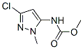 Carbamic acid, (3-chloro-1-methyl-1H-pyrazol-5-yl)-, methyl ester (9CI) CAS#: 695184-12-4