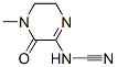 Cyanamide, (3,4,5,6-tetrahydro-4-methyl-3-oxopyrazinyl)- (9CI) CAS#: 562814-55-5