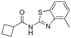 Cyclobutanecarboxamide, N-(4-methyl-2-benzothiazolyl)- (9CI) CAS#: 666214-38-6
