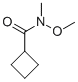 Cyclobutanecarboxamide, N-methoxy-N-methyl- (9CI) CAS#: 640768-72-5
