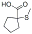 Cyclopentanecarboxylic acid, 1-(methylthio)- (9CI) CAS#: 63049-48-9