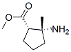 Cyclopentanecarboxylic acid, 2-amino-2-methyl-, methyl ester, (1S,2R)- (9CI) CAS#: 566157-95-7