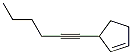 Cyclopentene, 3-(1-hexynyl)- (9CI) CAS#: 69888-67-1
