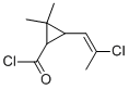 Cyclopropanecarbonyl chloride, 3-(2-chloro-1-propenyl)-2,2-dimethyl- (9CI) CAS#: 60310-87-4