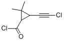 Cyclopropanecarbonyl chloride, 3-(chloroethynyl)-2,2-dimethyl- (9CI) CAS#: 64964-55-2
