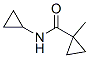 Cyclopropanecarboxamide, N-cyclopropyl-1-methyl- (9CI) CAS#: 633317-71-2