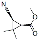 Cyclopropanecarboxylic acid, 3-cyano-2,2-dimethyl-, methyl ester, cis- (9CI) CAS#: 69193-33-5