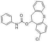 Dibenzo(b,f)thiepin-10-ol, 10,11-dihydro-8-chloro-, phenylcarbamate CAS#: 69195-77-3