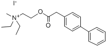 Diethyl(2-hydroxyethyl)methylammonium iodide, 4-biphenylylacetate CAS#: 64048-45-9
