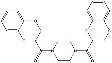 Doxazosin Related Compound F (15 mg) (N,N'-bis(1,4-benzodioxane-2-carbonyl)piperazine) CAS#: 617677-53-9