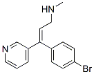 (E)-3-(4-Bromophenyl)-3-(3-pyridyl)-N-methyl-2-propen-1-amine CAS#: 60324-58-5