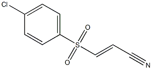 (E)-3-(4-chlorophenylsulfonyl)acrylonitrile CAS#: 64326-48-3