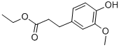 ETHYL 3-(4-HYDROXY-3-METHOXYPHENYL)PROPIONATE CAS#: 61292-90-8