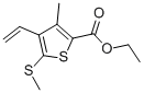 ETHYL 3-METHYL-5-(METHYLTHIO)-4-VINYLTHIOPHENE-2-CARBOXYLATE CAS#: 650615-91-1