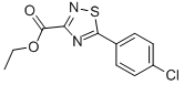 ETHYL 5-(4-CHLOROPHENYL)-1,2,4-THIADIAZOLE-3-CARBOXYLATE CAS#: 61689-36-9