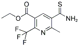 ETHYL 5-(AMINOCARBOTHIOYL)-6-METHYL-2-(TRIFLUOROMETHYL)NICOTINATE CAS#: 651292-55-6