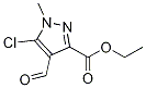 ETHYL 5-CHLORO-4-FORMYL-1-METHYL-1H-PYRAZOLE-3-CARBOXYLATE CAS#: 6061-21-8
