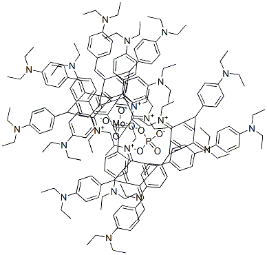 Ethanaminium, N-4-bis4-(diethylamino)phenylmethylene-2,5-cyclohexadien-1-ylidene-N-ethyl-, molybdatephosphate CAS#: 68814-02-8