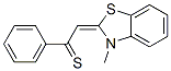 Ethanethione, 2-(3-methyl-2(3H)-benzothiazolylidene)-1-phenyl- (9CI) CAS#: 64978-76-3