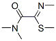 Ethanimidothioic acid, 2-(dimethylamino)-N-methyl-2-oxo-, methyl ester (9CI) CAS#: 562814-63-5