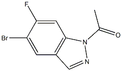 Ethanone, 1-(5-broMo-6-fluoro-1H-indazol-1-yl)- CAS#: 633335-81-6