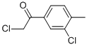 Ethanone, 2-chloro-1-(3-chloro-4-methylphenyl)- (9CI) CAS#: 65610-02-8