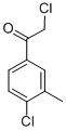 Ethanone, 2-chloro-1-(4-chloro-3-methylphenyl)- (9CI) CAS#: 65610-03-9