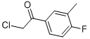 Ethanone, 2-chloro-1-(4-fluoro-3-methylphenyl)- (9CI) CAS#: 696616-24-7