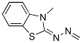 Formaldehyde, (3-methyl-2(3H)-benzothiazolylidene)hydrazone (9CI) CAS#: 63149-32-6