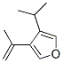 Furan, 3-(1-methylethenyl)-4-(1-methylethyl)- (9CI) CAS#: 61838-58-2