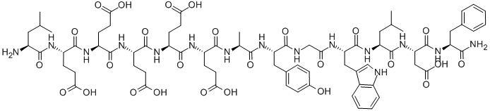 H-LEU-GLU-GLU-GLU-GLU-GLU-ALA-TYR-GLY-TRP-LEU-ASP-PHE-NH2 CAS#: 60748-07-4
