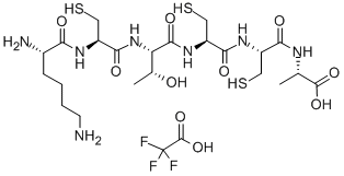 H-LYS-CYS-THR-CYS-CYS-ALA-OH TRIFLUOROACETATE SALT CAS#: 69557-39-7