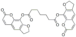 Heptanedioic acid, bis(2,3-dihydro-7-oxo-7H-furo(3,2-g)(1)benzopyran-9 -yl)ester CAS#: 64508-91-4