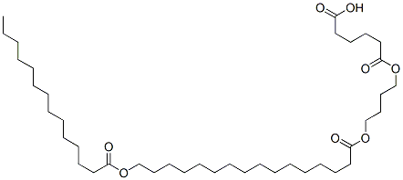 Hexanedioic acid,polymer with 1,3-butanediol,mixed esters with myristic acid and palmitic acid CAS#: 68583-85-7